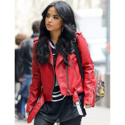 Becky G NYC Red Leather Jacket - Image 7