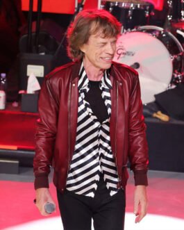 Mick Jagger NYC Club Leather Jacket