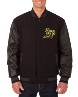Oakland Athletics Varsity Black Jacket