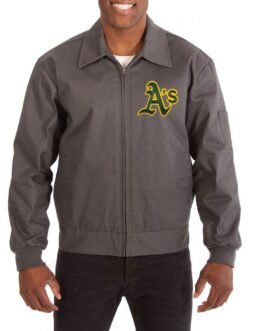 Oakland Athletics Workwear Grey Jacket