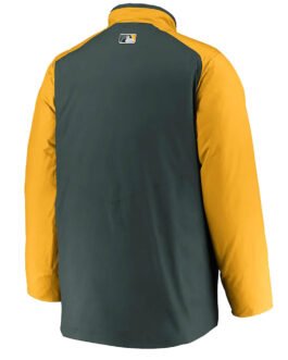 Dugout Performance Oakland Athletics Green/Yellow Jacket