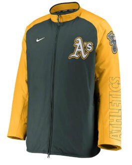 Dugout Performance Oakland Athletics Green/Yellow Jacket