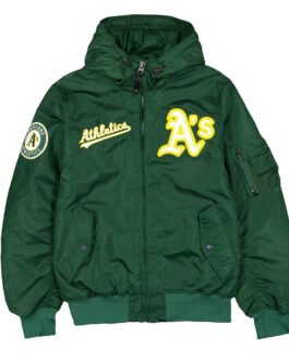 Oakland Athletics Historic L-2B Hooded Bomber Jacket