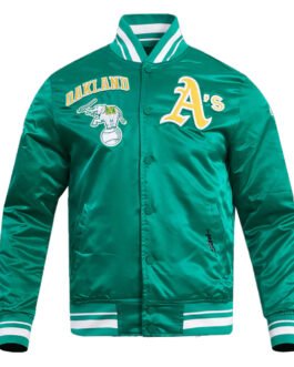 Oakland Athletics Retro Classic Rib Jacket