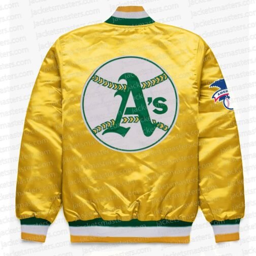 Oakland Athletics Yellow Jacket - Image 2