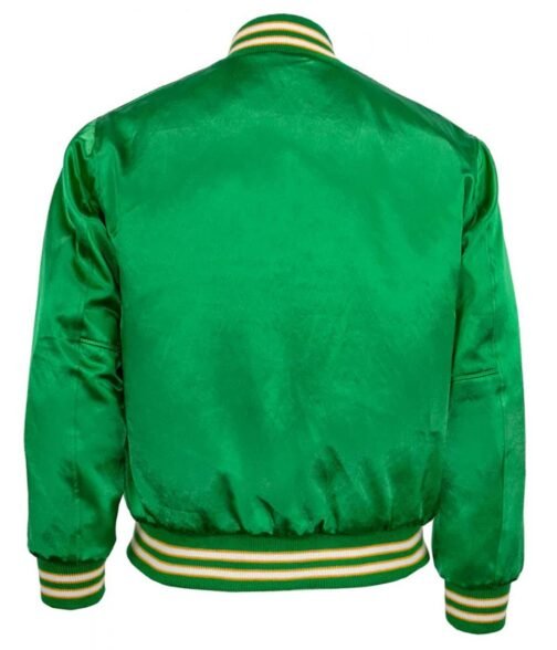 Oakland Athleticss 1968 Bomber Green Jacket - Image 2