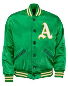 Oakland Athleticss 1968 Bomber Green Jacket
