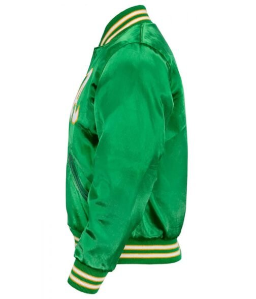 Oakland Athleticss 1968 Bomber Green Jacket - Image 3