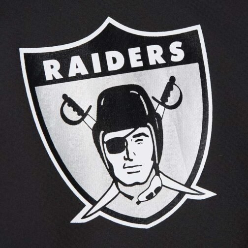 Oakland Raiders Black Coaches Jacket - Image 3