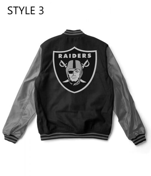 Raiders Varsity Letterman Jacket - Image 6