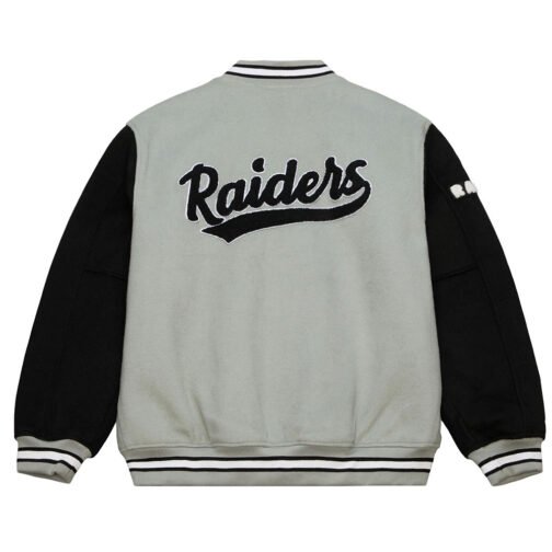 Oakland Raiders Team Legacy Varsity Jacket - Image 2