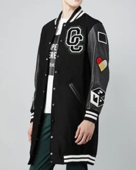 Post To Be Omarion Opening Ceremony Long Letterman Jacket