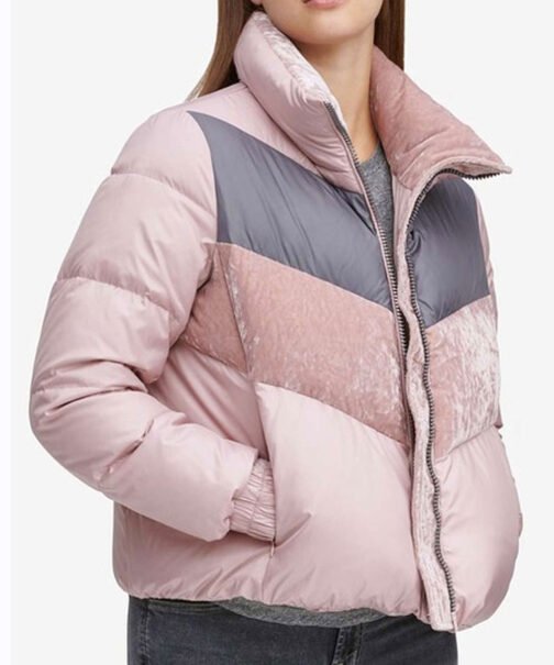 Let It Snow Odeya Rush Puffer Pink Jacket - Image 4