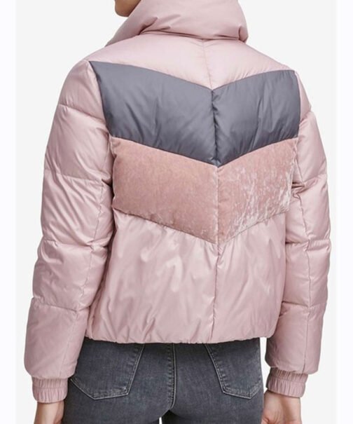 Let It Snow Odeya Rush Puffer Pink Jacket - Image 3
