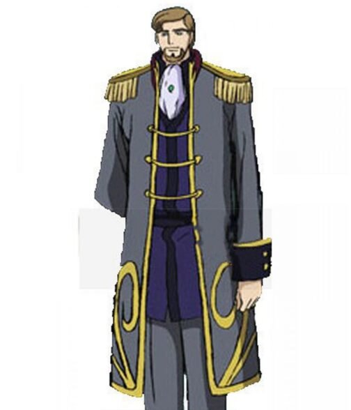 Odysseus Eu Britannia Code Geass Cotton Gray Coat - Image 2