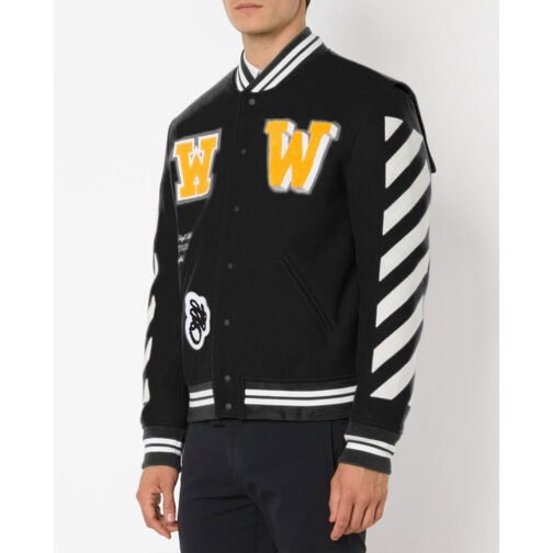 Off-White 2015 Virgil Abloh Wool Jacket with Patches - Image 12
