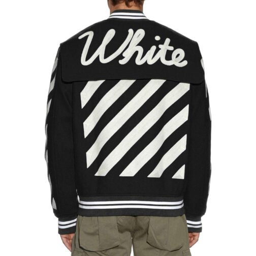 Off-White 2015 Virgil Abloh Wool Jacket with Patches - Image 8
