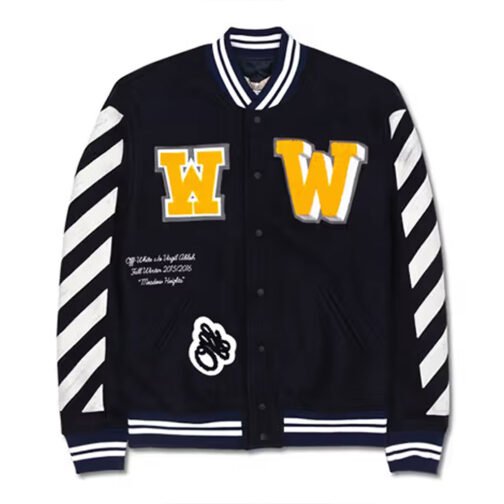 Off-White 2015 Virgil Abloh Wool Jacket with Patches - Image 6