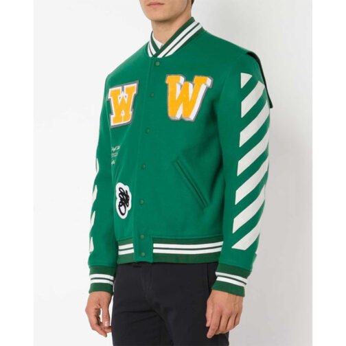 Off-White 2015 Virgil Abloh Wool Jacket with Patches - Image 13