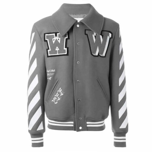 Off-White 2015 Virgil Abloh Wool Jacket with Patches - Image 3