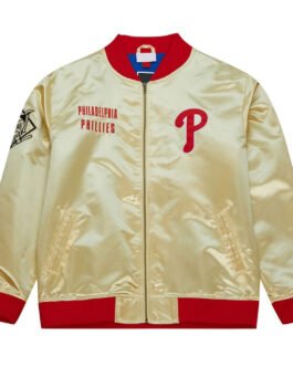 Philadelphia Phillies Gold OG 2.0 Lightweight Satin Jacket
