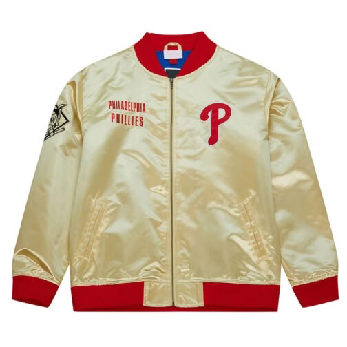 Philadelphia Phillies Gold OG 2.0 Lightweight Satin Jacket