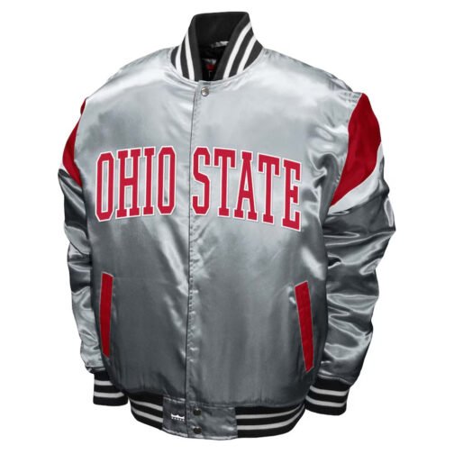 Ohio State Buckeyes Power Satin Jacket - Image 3