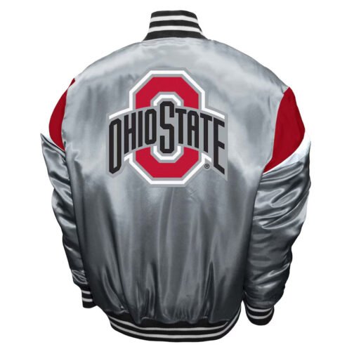 Ohio State Buckeyes Power Satin Jacket - Image 6