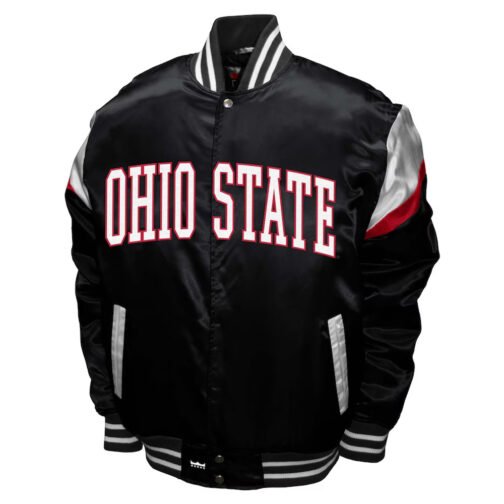 Ohio State Buckeyes Power Satin Jacket - Image 2