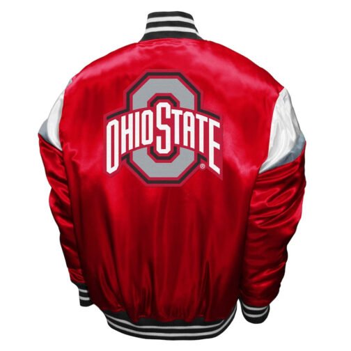 Ohio State Buckeyes Power Satin Jacket - Image 4