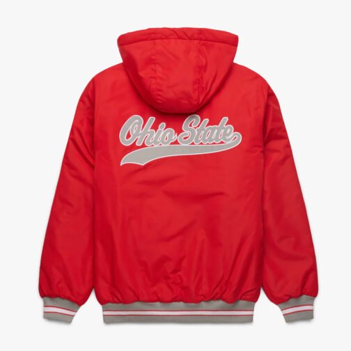 Ohio State Red Hooded Jacket - Image 2