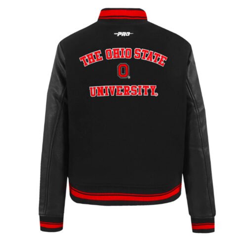 Classic Ohio State University Varsity Jacket - Image 3