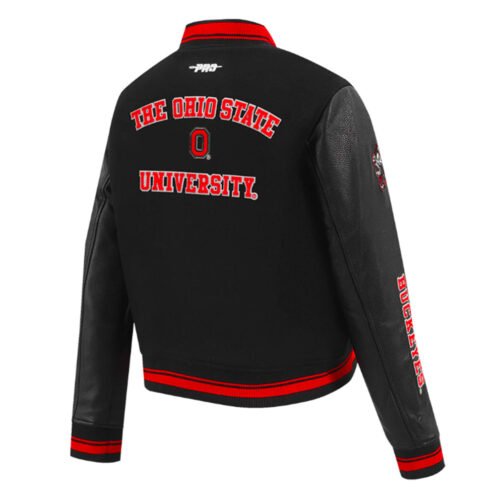 Classic Ohio State University Varsity Jacket - Image 7
