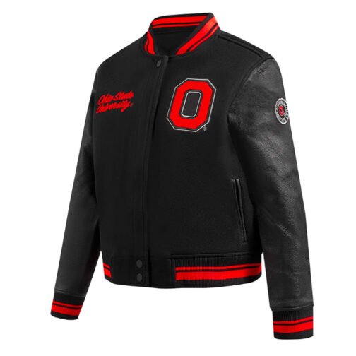 Classic Ohio State University Varsity Jacket - Image 5