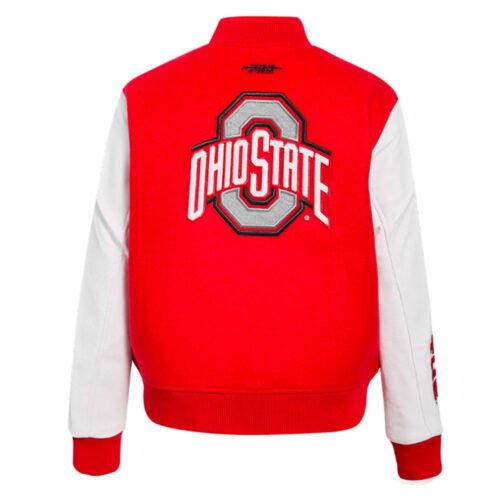 Classic Ohio State University Varsity Jacket - Image 4