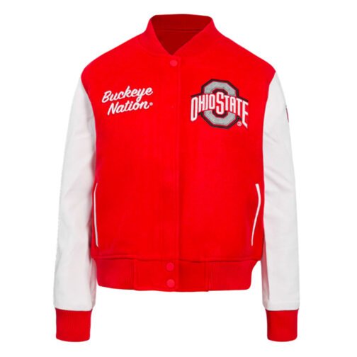 Classic Ohio State University Varsity Jacket - Image 2
