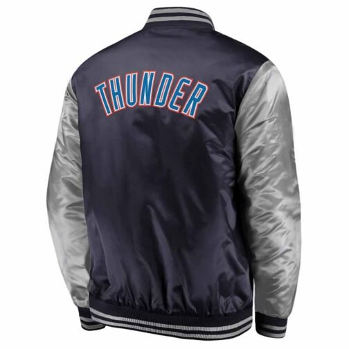 Oklahoma City Thunder Starter Satin Jacket - Image 4