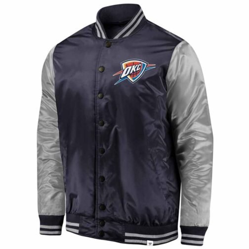 Oklahoma City Thunder Starter Satin Jacket - Image 2