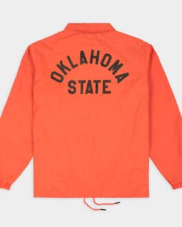 Oklahoma State Cowboys Retro Logo Coaches Jacket