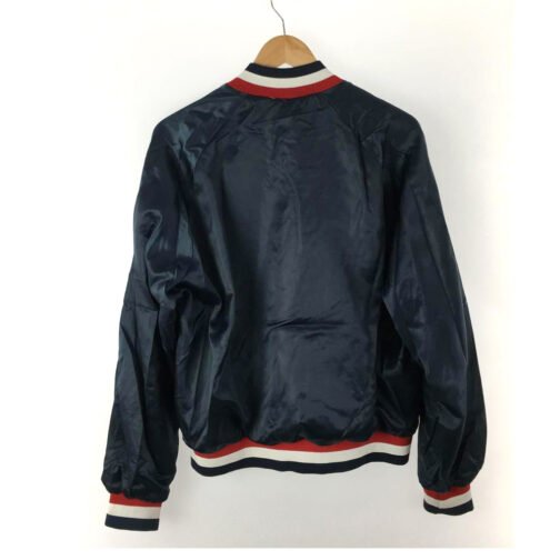 Ole Miss 90’s Navy Blue Bomber Jacket - Image 2