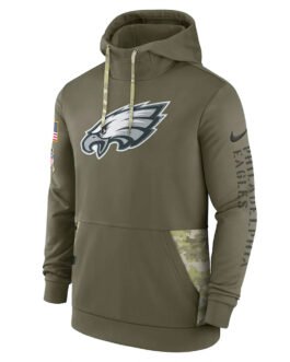 Nick Sirianni Philadelphia Eagles Olive Hoodie