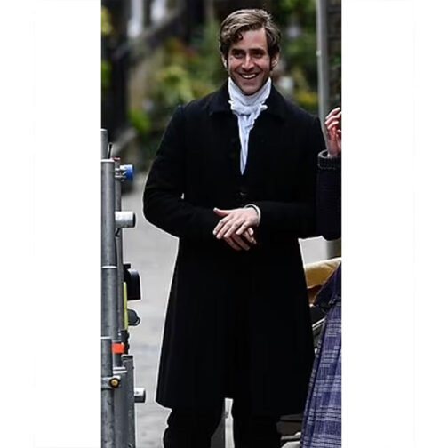 Emily Oliver Jackson-Cohen Black Coat - Image 4