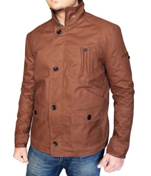 Arrow Season 2 Oliver Queen Brown Cotton Jacket