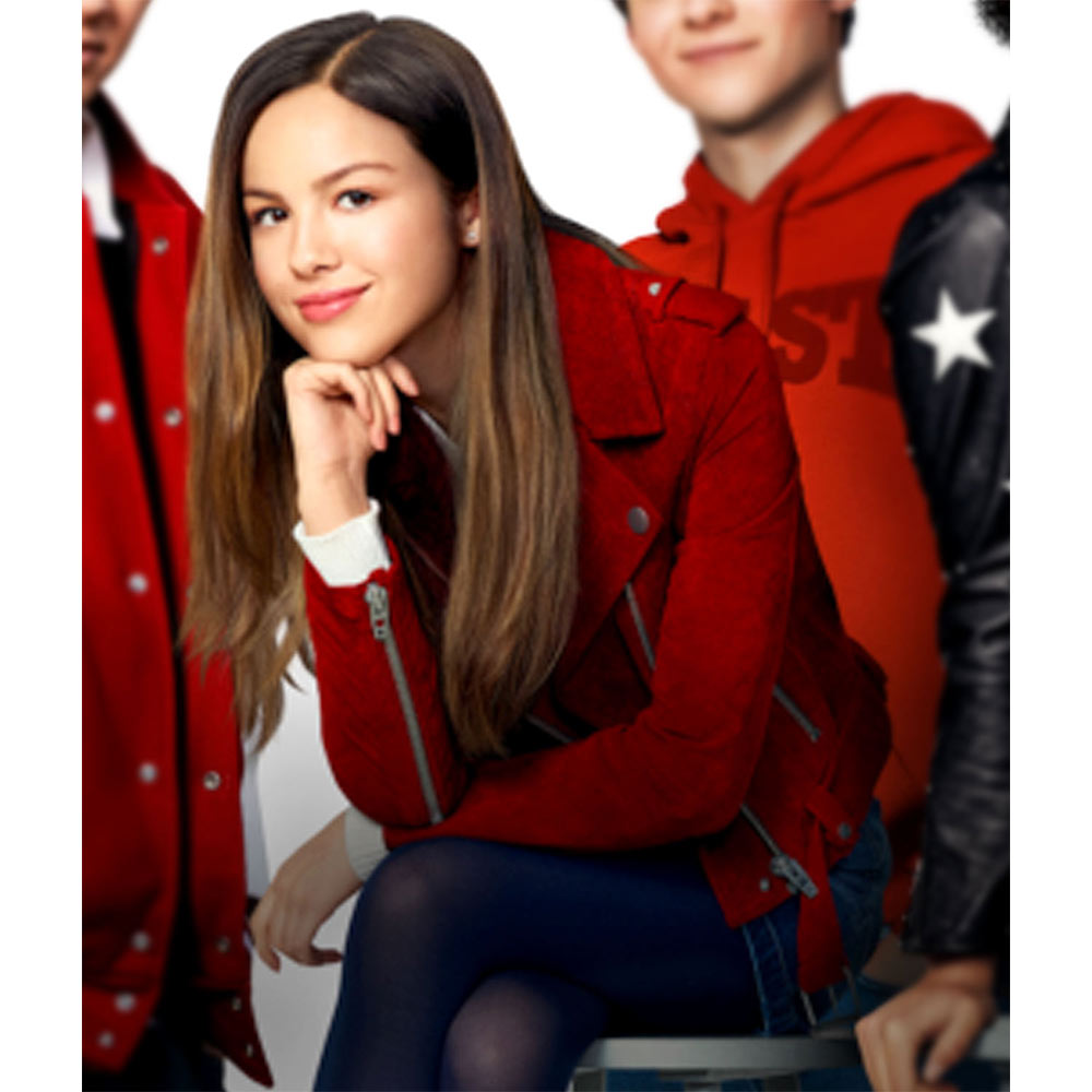 High School Musical Olivia Rodrigo Red Jacket - Image 5