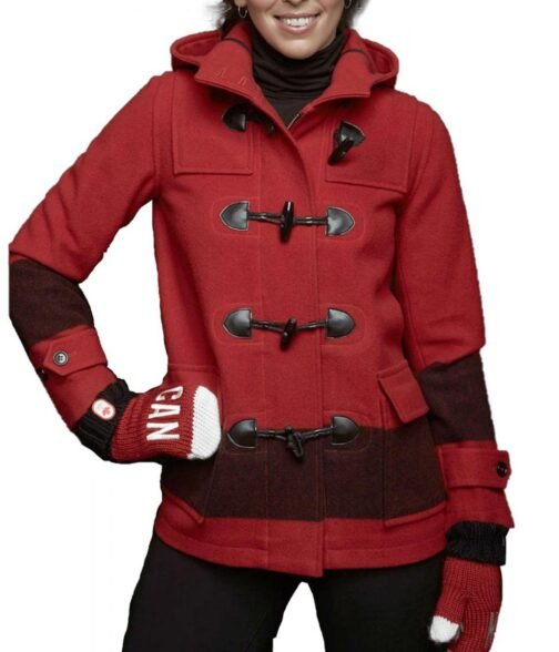 Red Hudson’s Bay Olympics Duffle Coat - Image 2