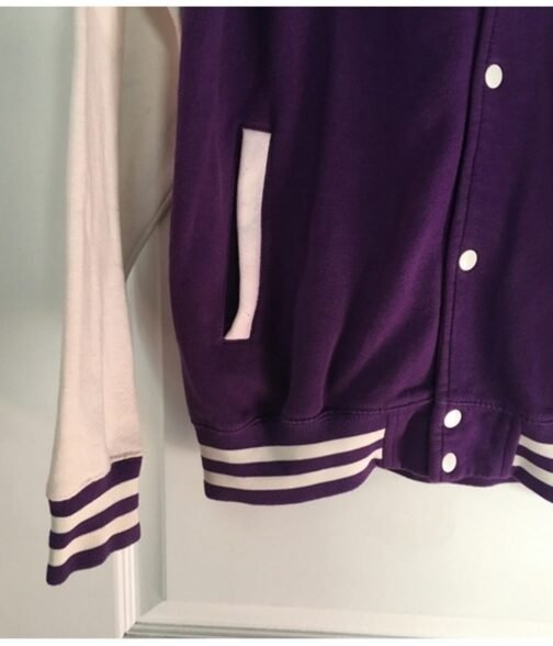 1D One Direction Black and White Varsity Jacket - Image 9