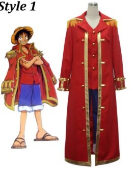 Monkey D. Luffy One Piece Cotton Red Coat