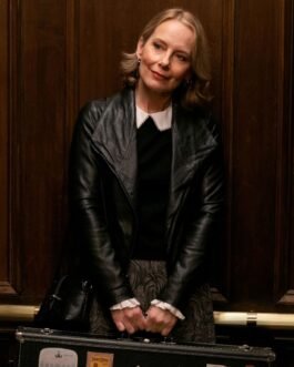 Only Murders in the Building Amy Ryan Black Leather Jacket