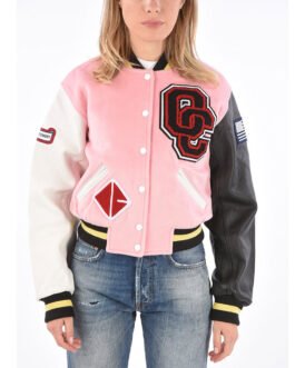 Opening Ceremony Pink Varsity Jacket