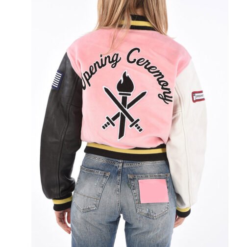 Opening Ceremony Pink Varsity Jacket - Image 2